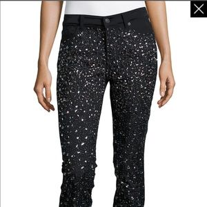 New with Tag!  7 skinny ombre bejewels jeans 25